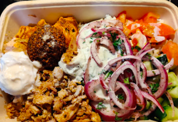 Naya Mezze & Grill signature dishes NAYA Bowl
NAYA Roll
NAYA Salad